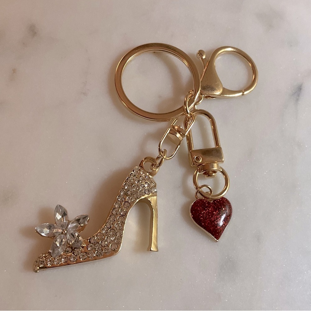 Heels & Hearts Detachable Keychain